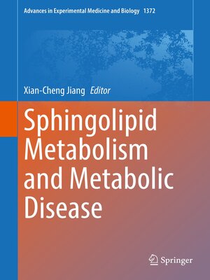 cover image of Sphingolipid Metabolism and Metabolic Disease